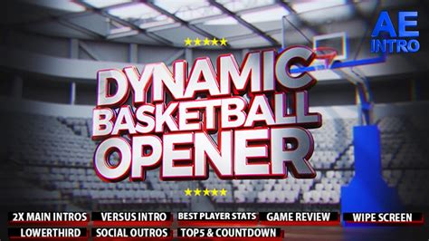 Dynamic Basketball Opener After Effects Intro Template Videohive