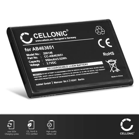 Batería AB463651 para Samsung