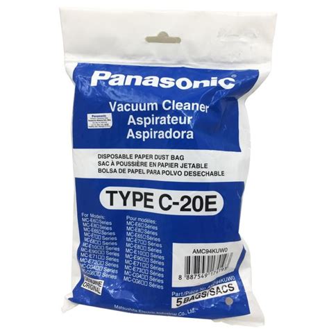 Panasonic Vacuum Cleaner Dust Bag Filter Type C 20e Lazada