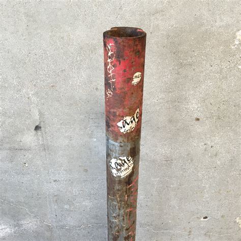 Graffiti Art On Metal Pipe