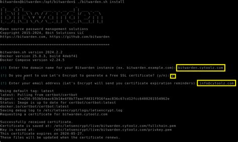 Setup Bitwarden Password Manager Self Hosted In Amazon Linux Instance