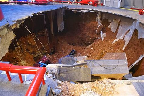 Watch Sinkhole Gobbles Up Vintage Corvettes At Kentucky Museum