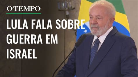 Lula pede paz entre Hamas e Israel e apela por proteção a crianças