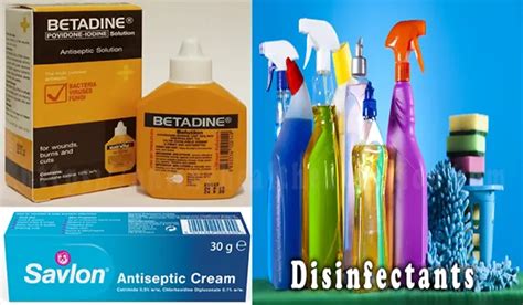 Difference between Antiseptic and Disinfectant