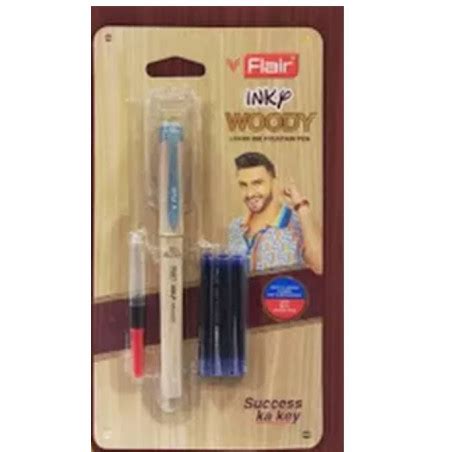 Flair Inky Woody Liquid Ink Fountain Pen