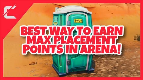 Best Way To Get Arena Points In Fortnite Crsfnrc YouTube