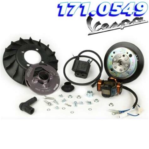 Set Ignition Analogue POLINI 1710549 Flywheel 1 4 KG 12V Vespa Px 150