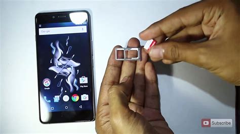 How To Insert Sim Card And Memory Card In Oneplus X Dual Nano Sim