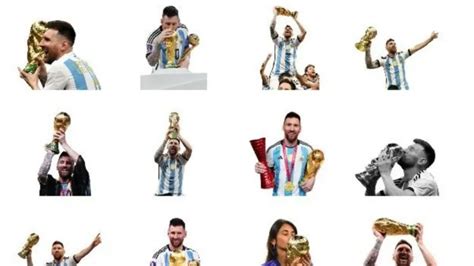 Cómo descargar los stickers de Messi con la Copa para WhatsApp