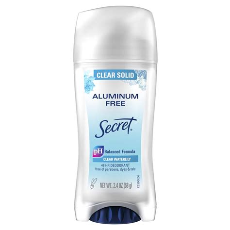 Clear Solid Deodorant Secret