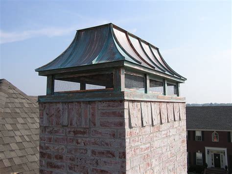 French Roof fineals | 01. Chimney cap, French curve, patina finish ...