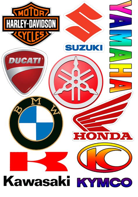 MOTOR BRANDS ASSORTED WATERPROOF AND LAMINATED STICKERS | Lazada PH