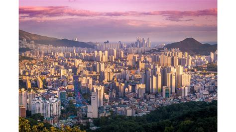 Download Majestic Mountains In South Korea Wallpaper