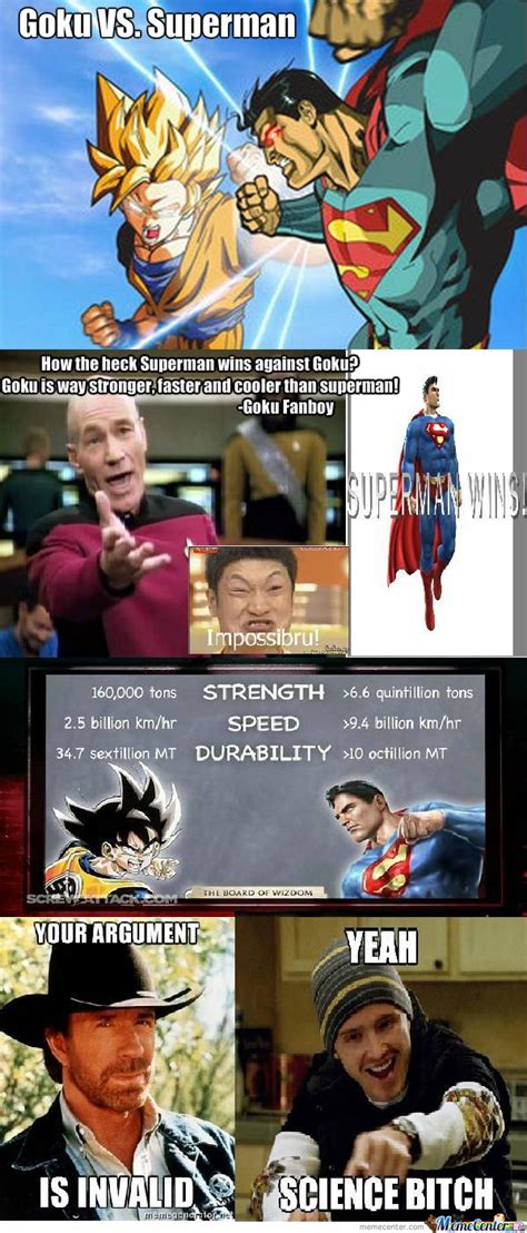 20 Epic Superman vs Goku Memes That Will Divide The Fans