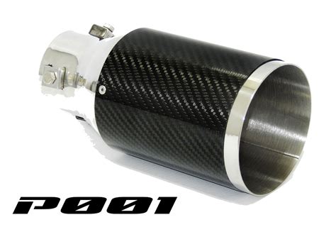 Ponteira Fibra De Carbono P001 Luzian Performance Parts