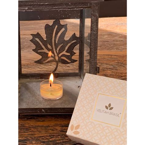 Vela Aromática Premium Morango Champanhe C 4 Mini Velas