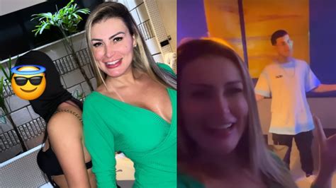 Andressa Urach Protagoniza Cena íntima Com Mulher E Filho Faz Filmagem