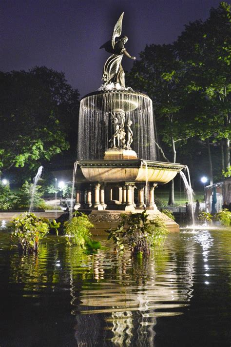 Bethesda Fountain Looked Especially Lovely On The Night Of