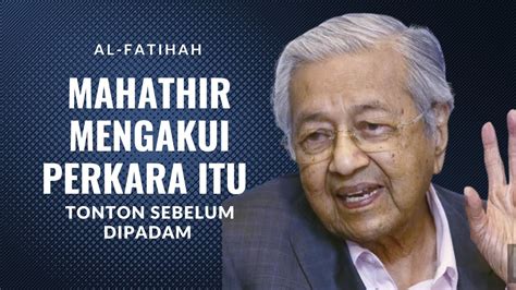 Mahathir Akhirnya Mengaku Youtube