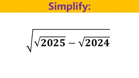 Can You Simplify This Expression With Nested Radical Here An Easy