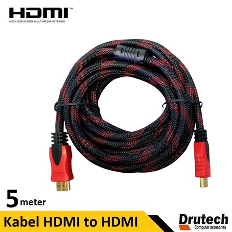 Jual Kabel Hdmi To Hdmi Jaring 5M Shopee Indonesia