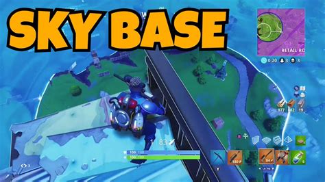 Sky Base Win In Fortnite Youtube