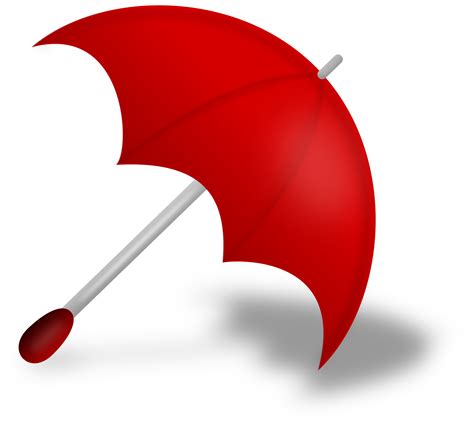 Clipart Umbrella Red