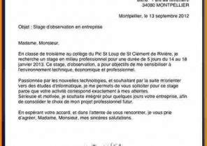 Lettre De Motivation Pour Stage En Cole Maternelle Laboite Cv Fr