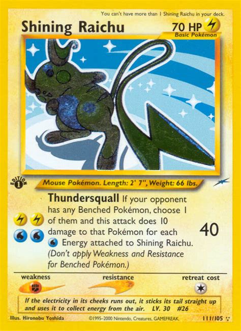 Shining Raichu · Neo Destiny N4 111 ‹ Pkmncards