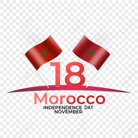 Flag Element Morocco Independence Day Country Flags Dai Png Hd