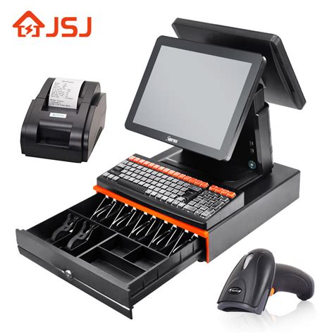 Inch Cashier Machine Dual Screen All In One Pos Cash Register Machine