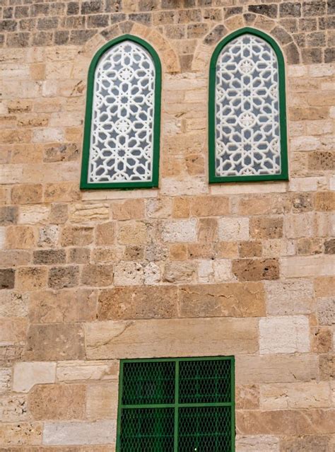 Parede Externa Da Mesquita Al Aqsa No Monte Do Templo Na Antiga Cidade