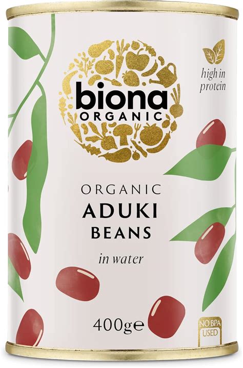 Biona Organic Aduki Beans In Water G Amazon Co Uk Grocery