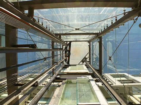 Glass Lift Shafts And Glass Cladding Of Elevators Domo Glass