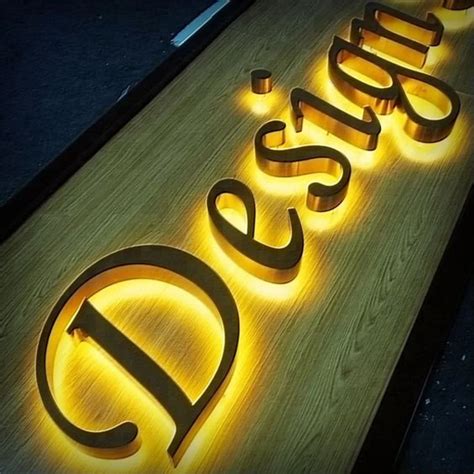 Letreros De Letras Led Iluminados Personalizados Para Negocios Al Aire