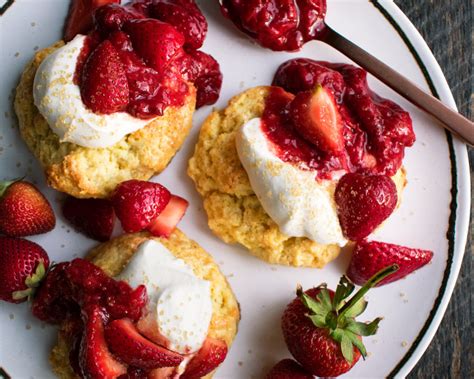 Brown Sugar Strawberry Shortcakes The Original Dish