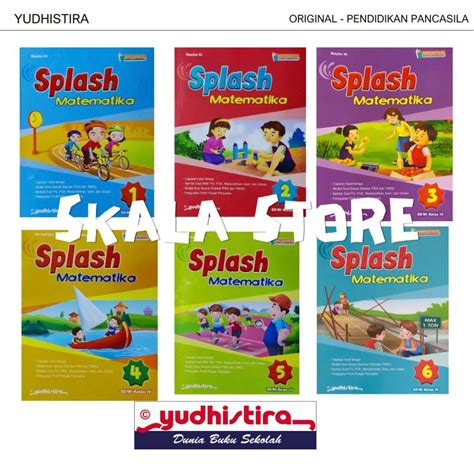 Jual BUKU TEKS SPLASH MATEMATIKA SD MI KELAS 1 2 3 4 5 6 YUDHISTIRA