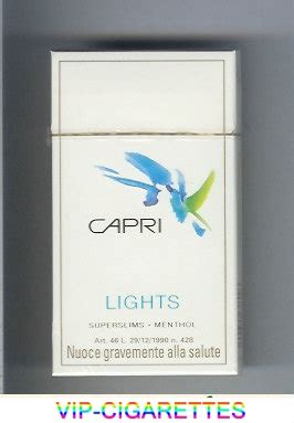 In Stock Capri Lights 120s cigarettes hard box Online