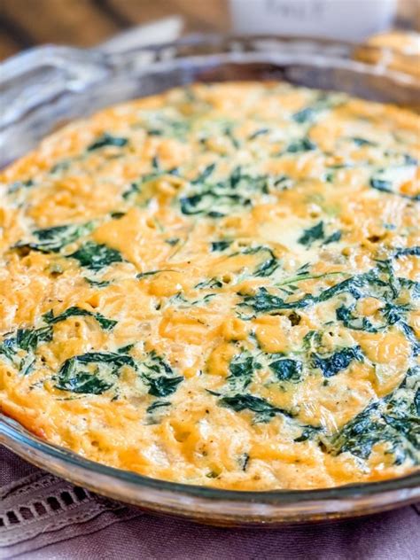 Easy Crustless Spinach Quiche - Pound Dropper