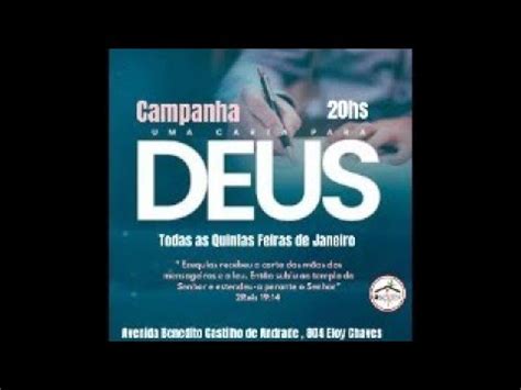 Dia Da Campanha Uma Carta Para Deus Youtube