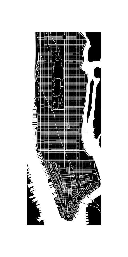 Manhattan Map Stock Illustrations 1338 Manhattan Map Stock