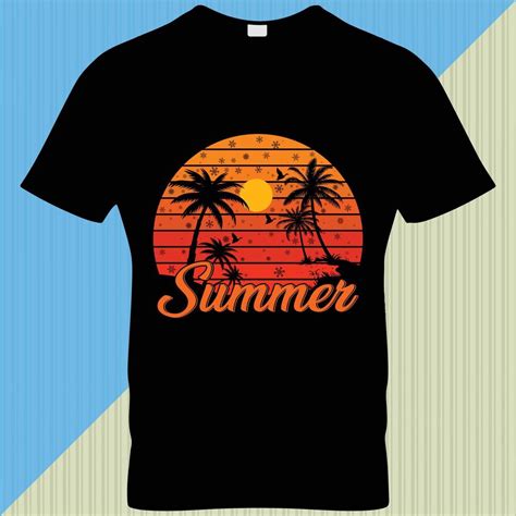 Summer season t-shirt design. 17412983 Vector Art at Vecteezy