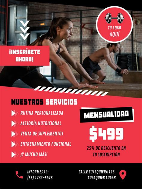 Plantillas Para P Sters Para Gimnasio Gratis Canva