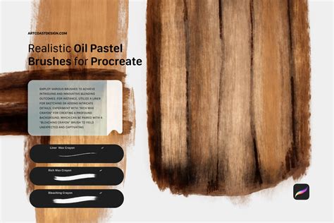 Oil Pastel Brushes For Procreate Artcoast