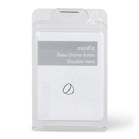 Bernafon Minifit Bass Dome Double Vent Minifit Domes