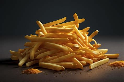 Premium Photo Crispy And Golden French Fries