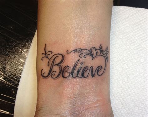 My Newest Yes I Believe Tattoo Quotes Tattoos Believe