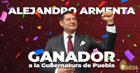 Alejandro Armenta Festeja Su Triunfo Electoral En El Z Calo De Puebla