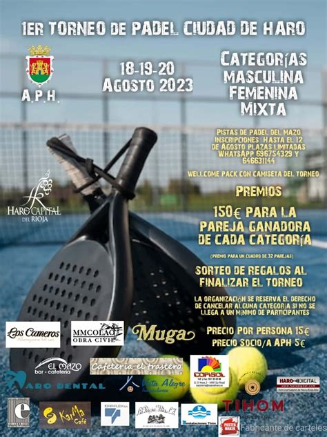 Cerca De Participantes Se Dar N Cita En El Primer Torneo De P Del