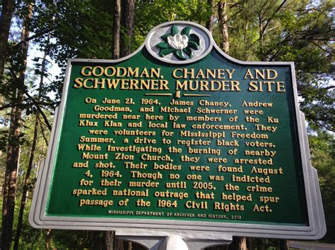 Andrew Goodman James Chaney E Michael Schwerner